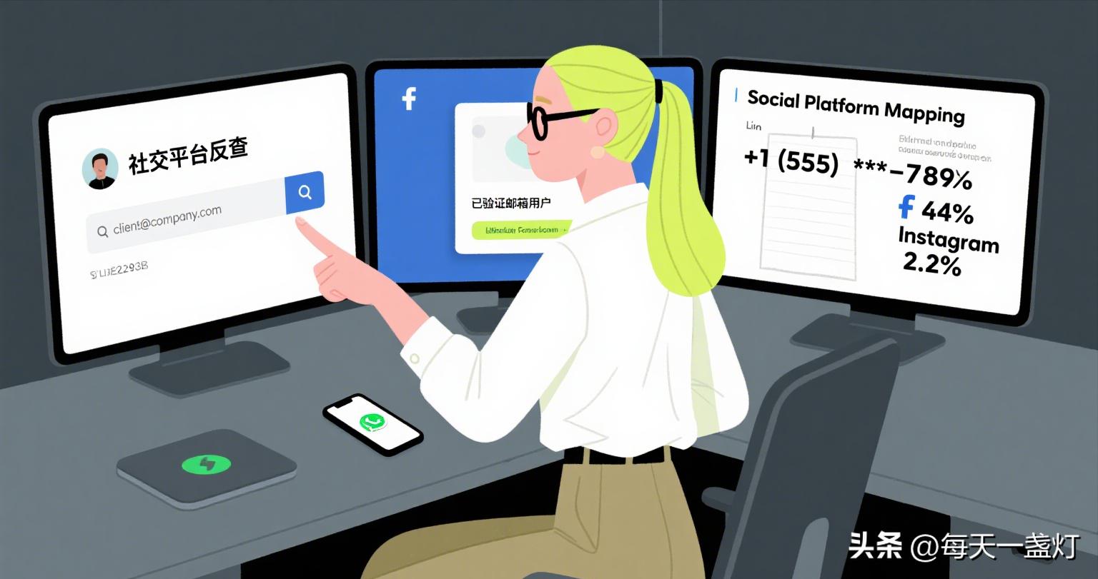 一个小技巧：老外邮箱竟然能反查出WhatsApp！