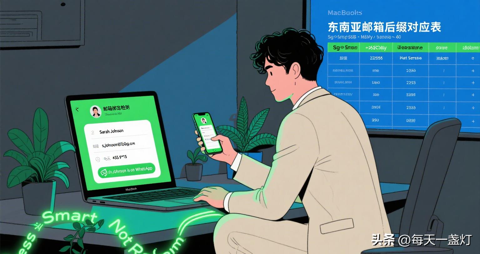 一个小技巧：老外邮箱竟然能反查出WhatsApp！