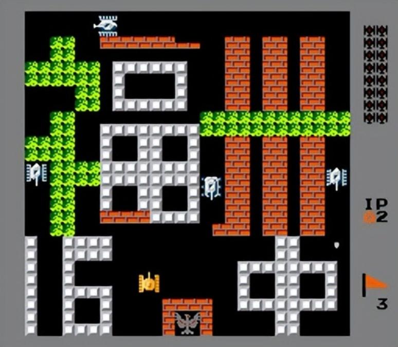 FC游戏《坦克大战》就得这么修,整不死队友就炸基地