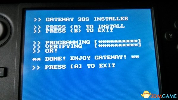 完美烧录玩家激动 3DS破解神器Gateway入手记