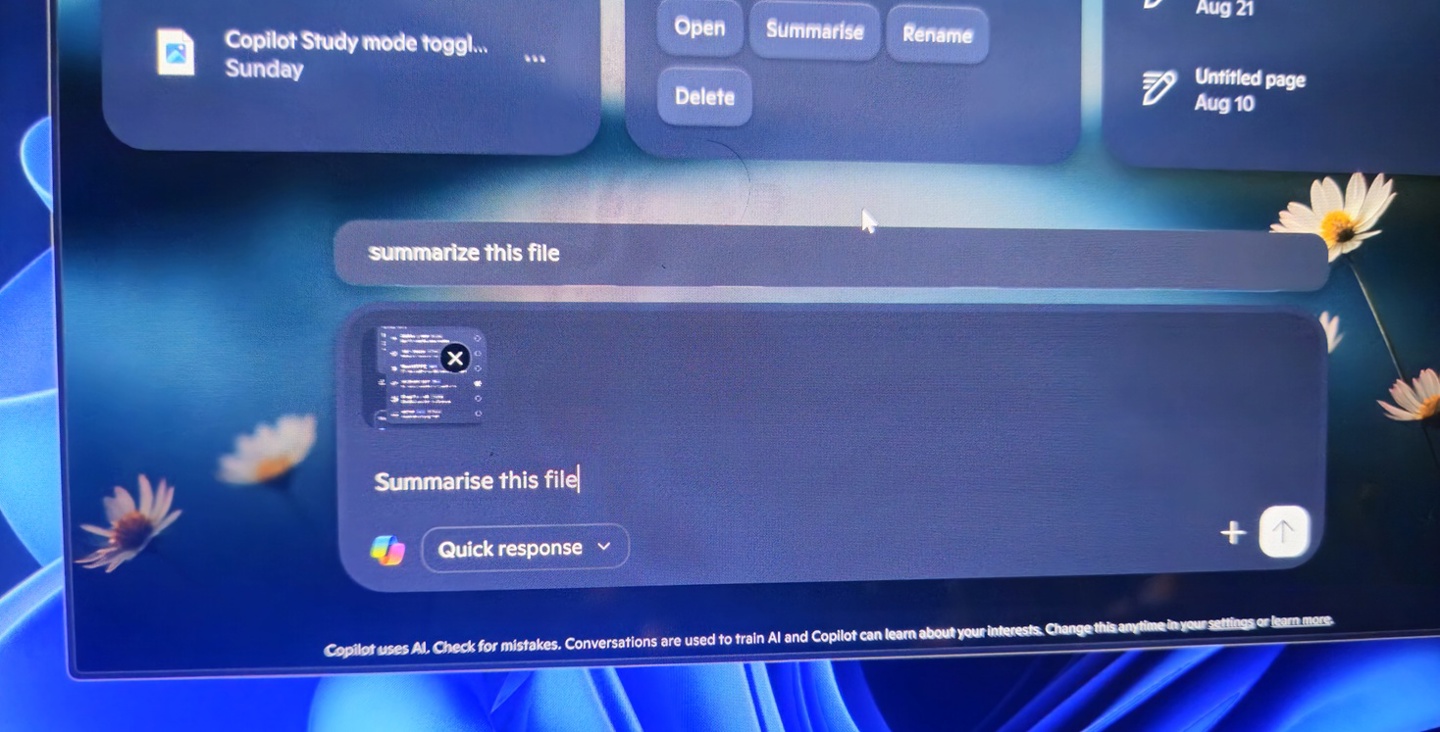 微软 Win11 版 Copilot 应用新增“主页”：新入口可分析文件、指导用户使用软件
