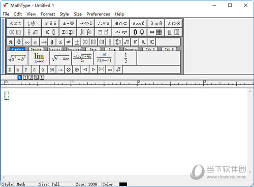 mathtype数学公式编辑器破解版 V6.9 Win10版