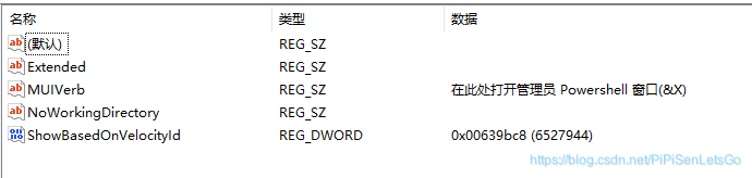 Win10文件夹Shift+右键菜单添加打开管理员Powershell窗口