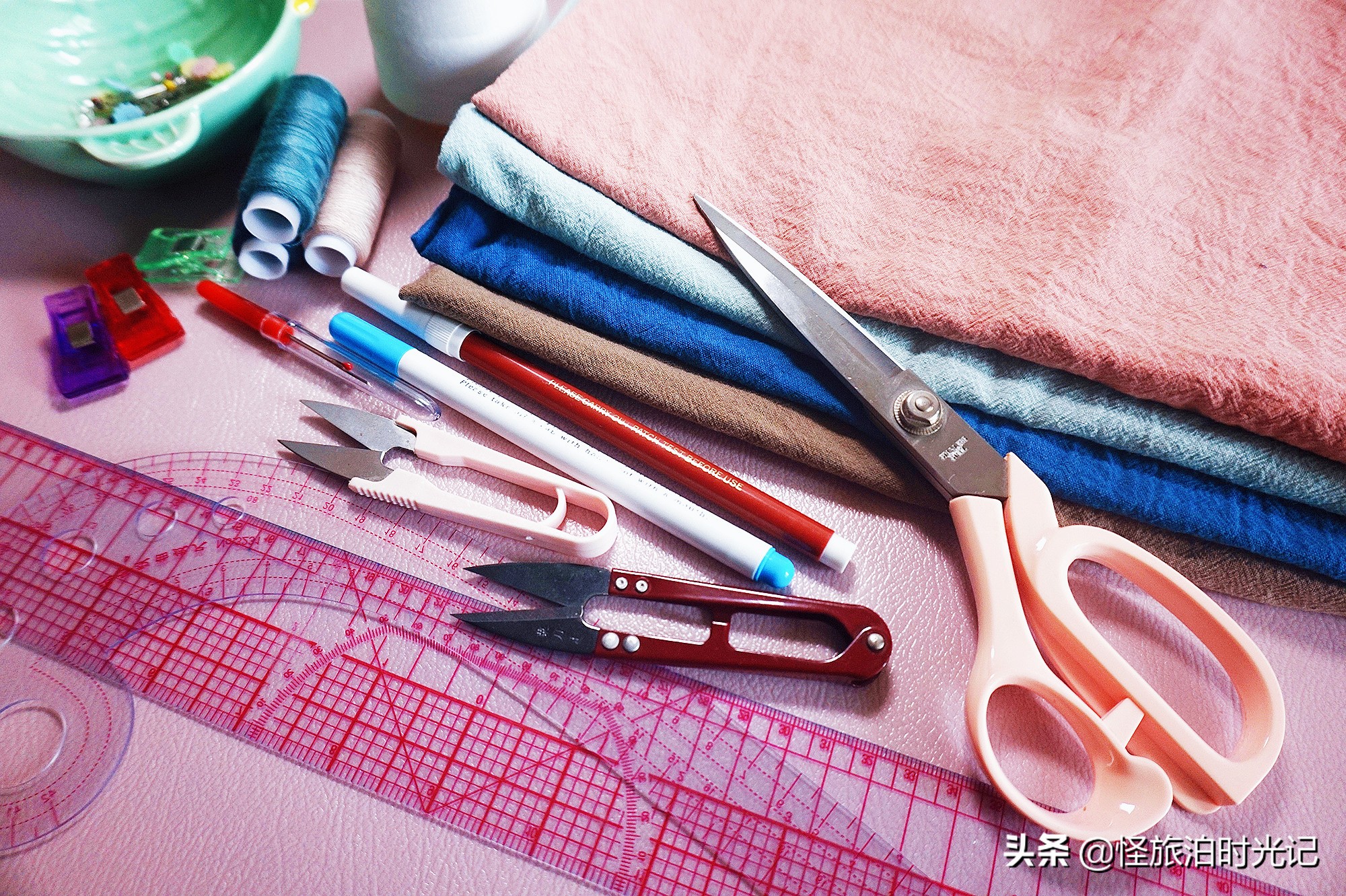 自学做衣服常用的工具集合，新手一定要有啊