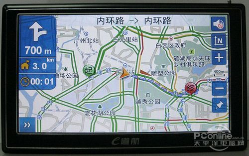 睛彩导航的导航系统较为完善的只有来自四维图新的导航系统，所以
