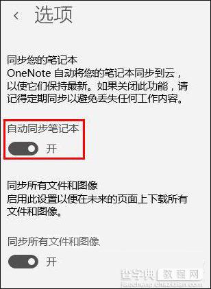 Win10系统OneNote如何开启自动同步?