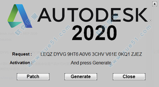 AutoCAD mep 2020注册破解工具64位/32位