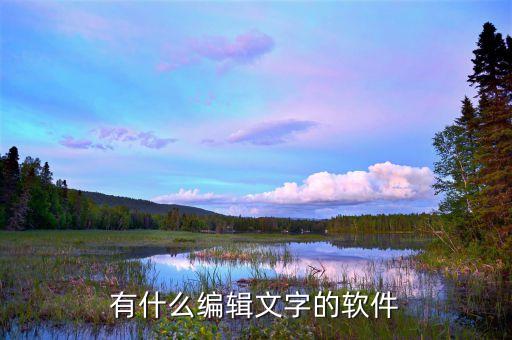 文本编辑器下载，有什么编辑文字的软件