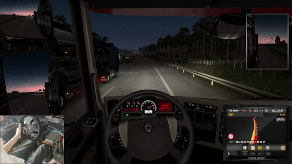 今晚7点带上莱仕达V10方向盘我在秋名山等你!