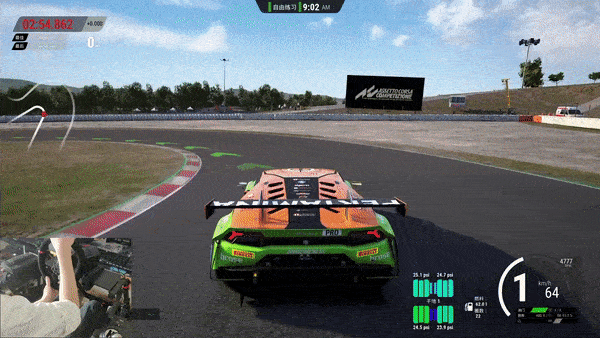 今晚7点带上莱仕达V10方向盘我在秋名山等你!