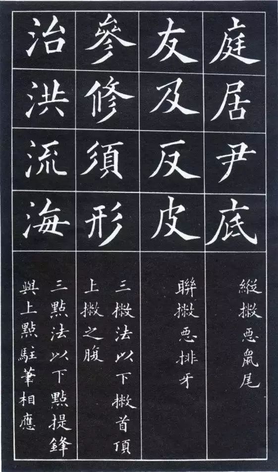 黄自元楷书间架结构九十二法,建议收藏!