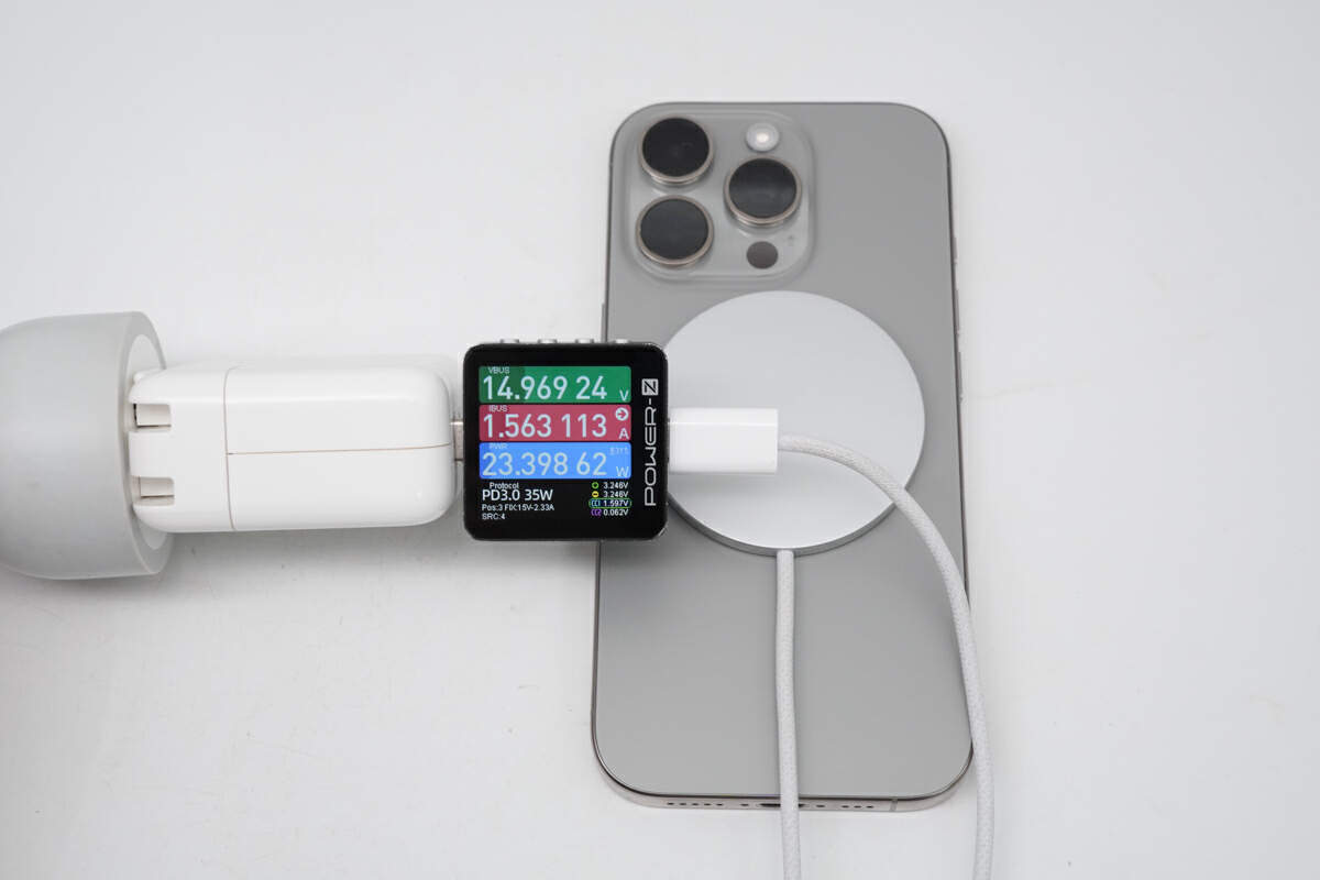 iPhone 16 Pro无线充电速度对比：25W与15W MagSafe仅快3分钟