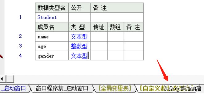 易语言数据类型和变量，静态编译