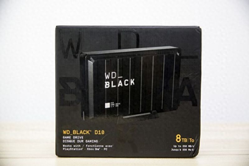 WD_BLACK D10西部数据8TB游戏外置硬盘评测