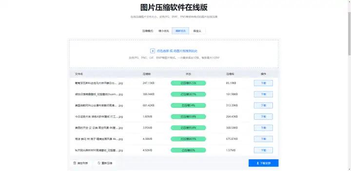 PS怎样压缩图片大小并保持一定的清晰度？