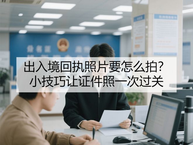 出入境回执照片要怎么拍？小技巧让证件照一次过关