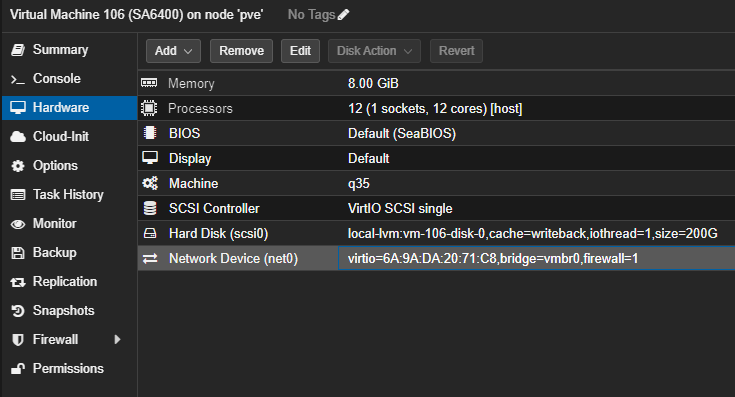 PVE直通DG1/DG2并使用群晖SA6400驱动DG1/DG2教程