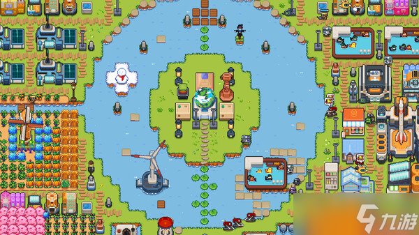 放置农场模拟游戏《海岛机器人农场》在Steam正式上线