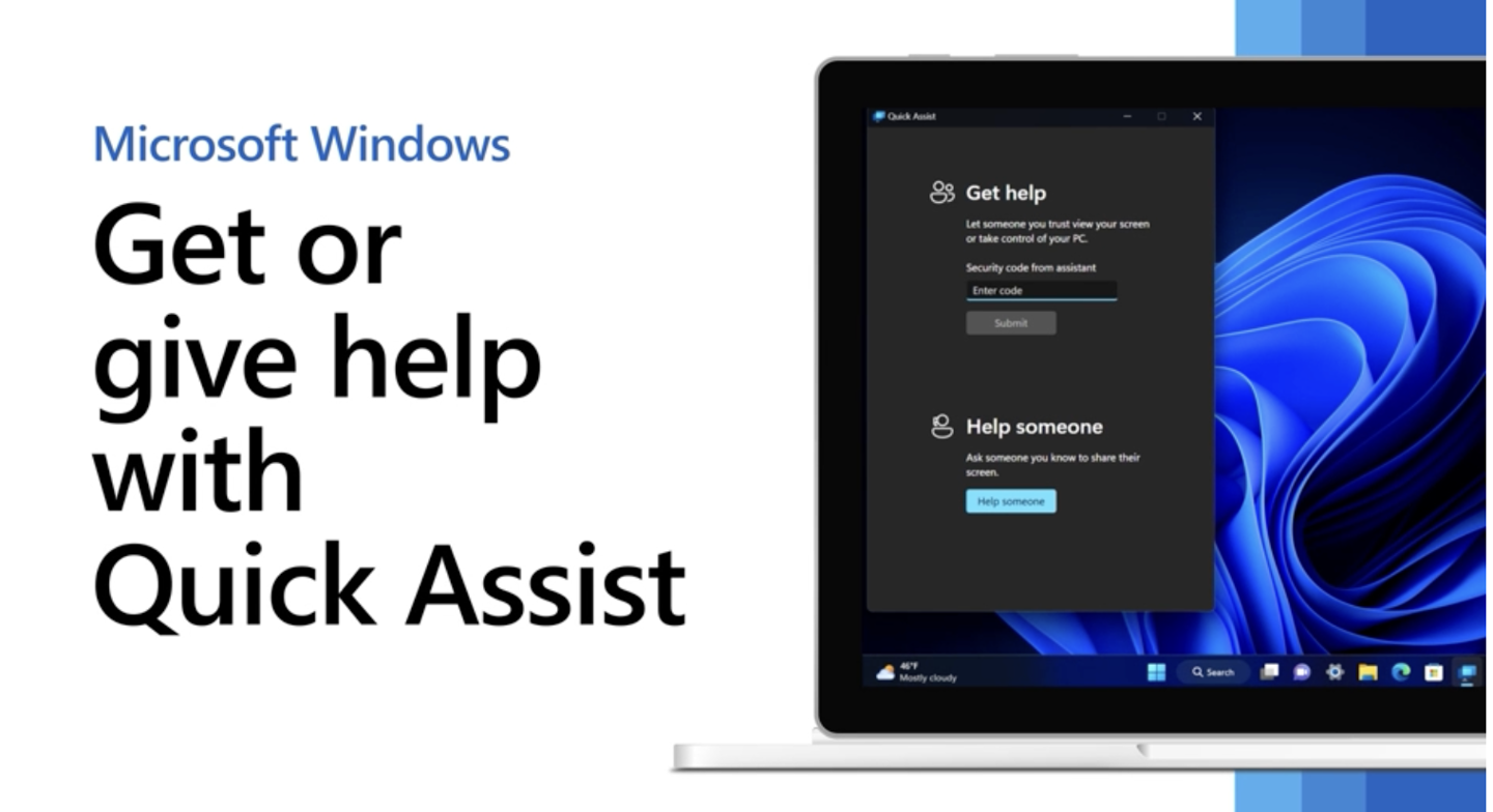 微软 Win10/11 系统内置“快速助手”应用遭黑客滥用，用于从事钓鱼勒索软件攻击行动