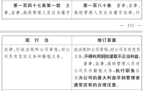 重磅！公司法修订草案出炉，允许设立一人股份有限公司，完善公司设立、退出制度，强化控股股东和经营管理人