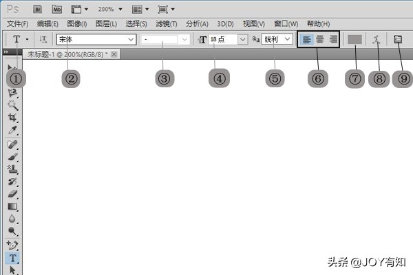Photoshop入门到精通：带你了解文字类型，工具选项栏，不容错过