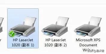 打印机安装后出现一个副本，怎么解决？