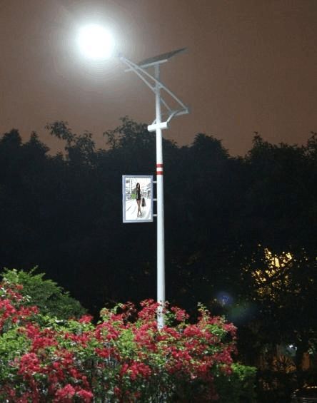 圆形路灯杆广告