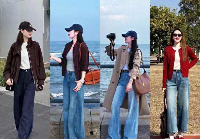 女生春日穿搭72套，“牛仔裤”才是最时髦的打扮，简约大气