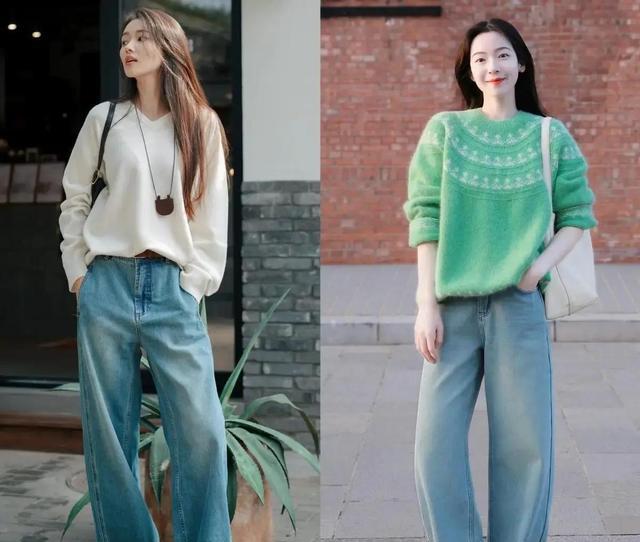 真正会穿的女人，不是衣服多，而是懂得选牛仔裤