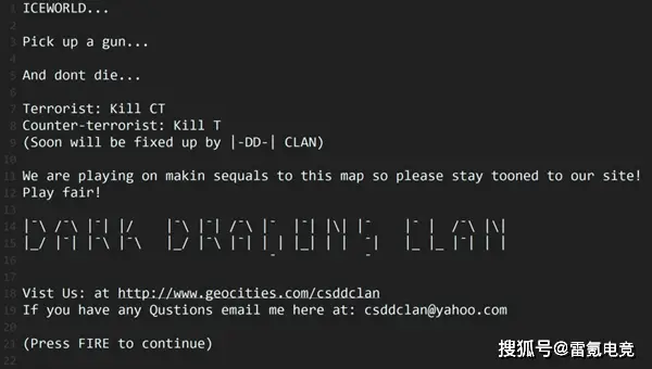 CS考古：雪地激战 经典地图iceworld的前世今生