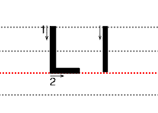 二十六个大小写字母规范的书写方法