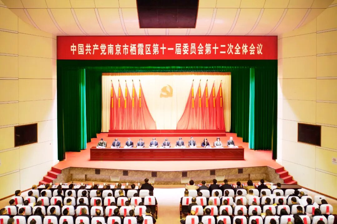 中共南京市栖霞区委十一届十二次全会举行