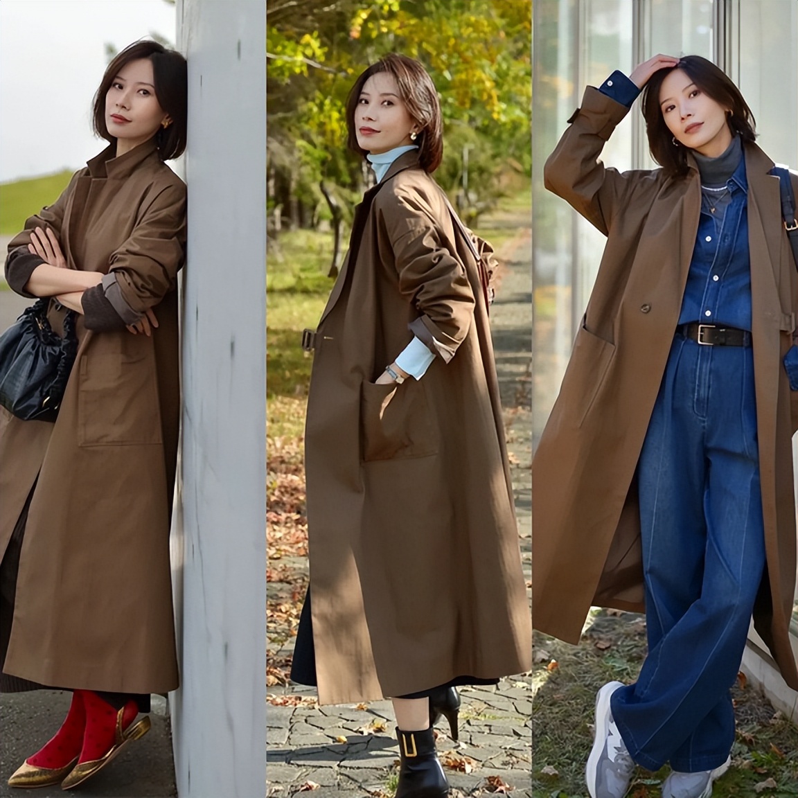 这不愧是40、50女人的穿衣典范！秋天叠穿不厚重，打造吸睛点