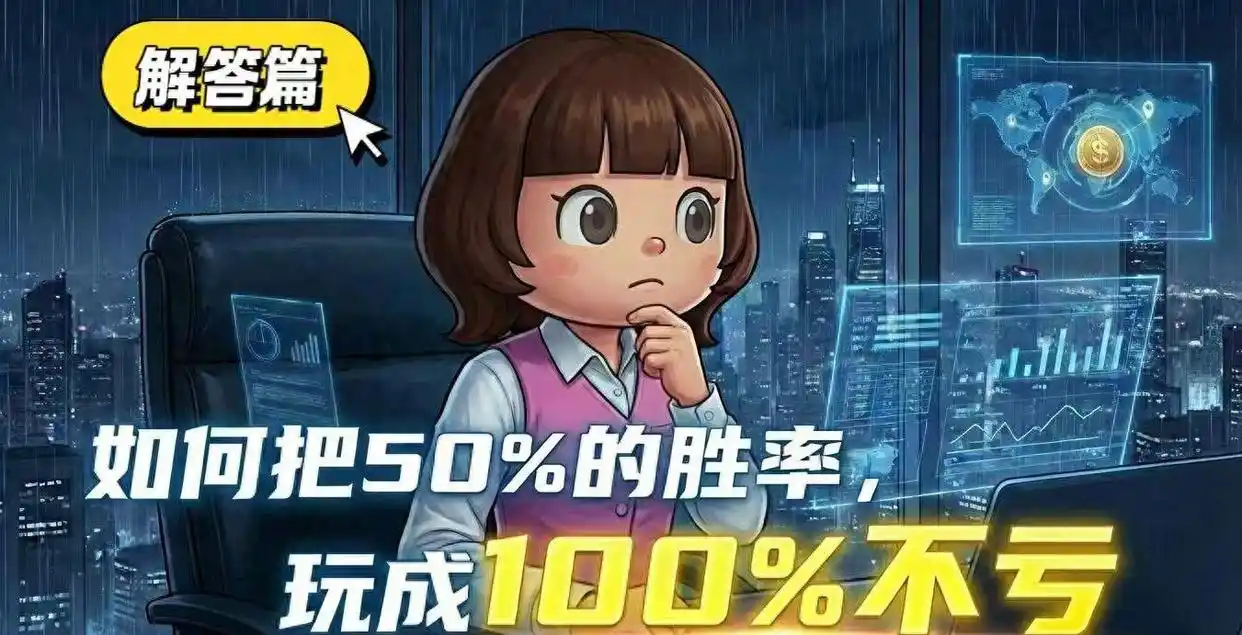 让巴菲特都痴迷的作弊码:如何把50%的胜率,玩成100%不亏?