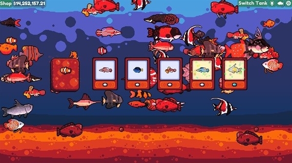 轻松水族馆无限金币版怎么自动喂食