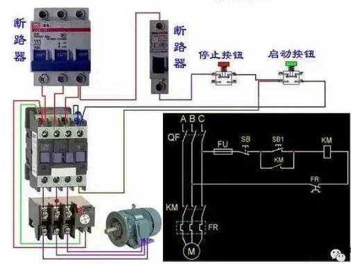 交流接触器的接线方式以及接线图