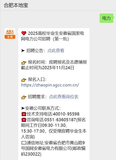 安徽国家电网2026高校毕业生招聘安排