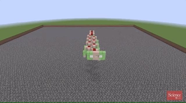 通过细胞自动机，AI在「我的世界」学会了盖房子