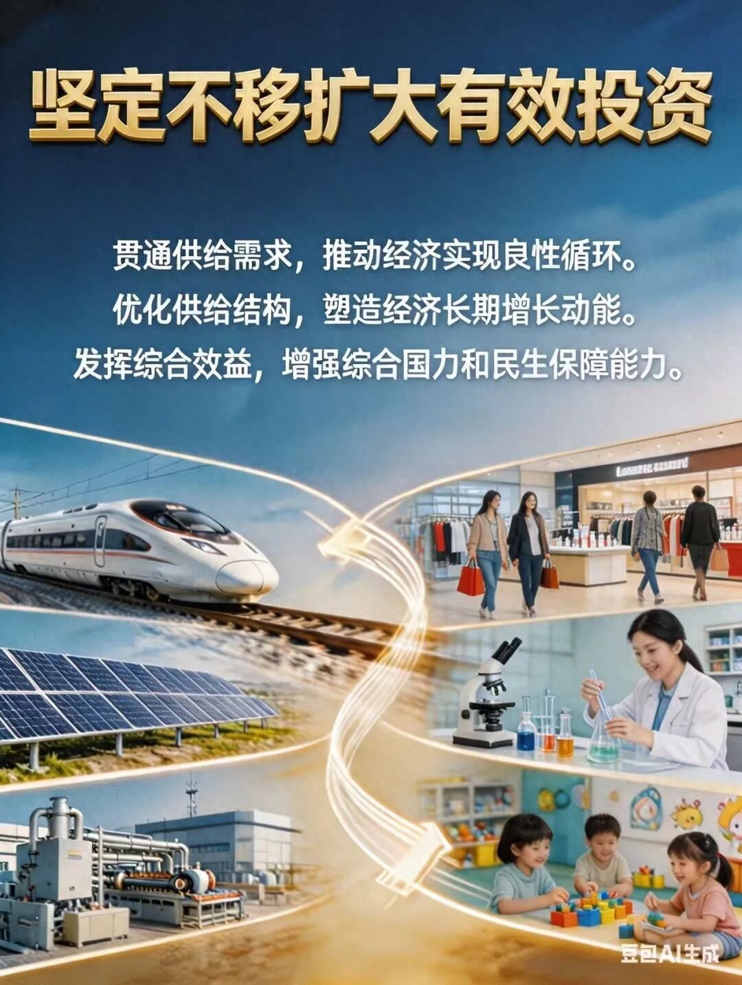 无论投资于物还是投资于人都有广阔空间