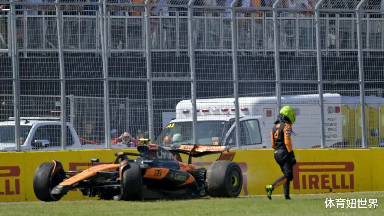 F1加拿大：愚蠢！最后时刻超车撞上队友，诺里斯道歉了：一念之差