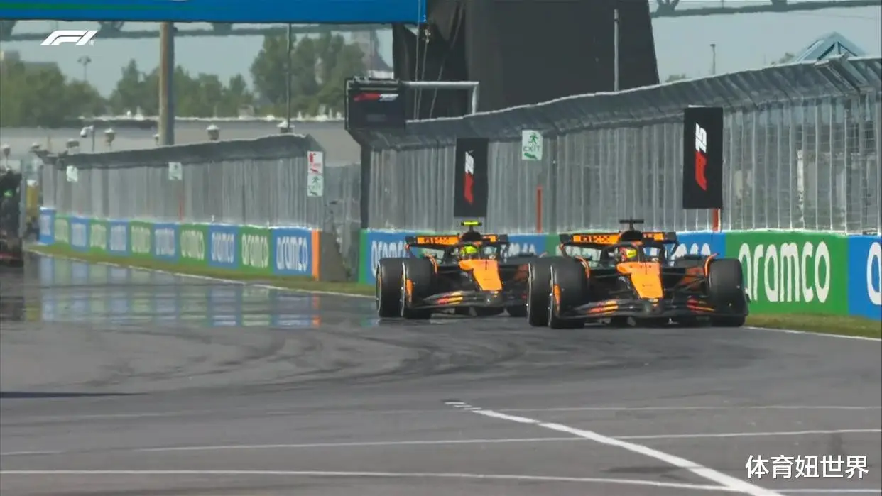 F1加拿大：愚蠢！最后时刻超车撞上队友，诺里斯道歉了：一念之差