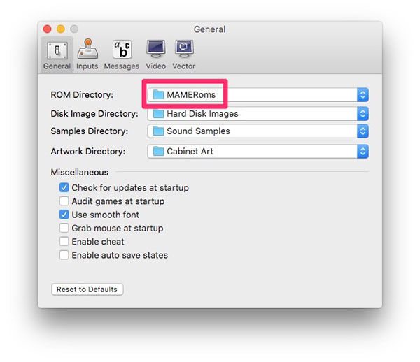 正在阅读：MAME模拟器进行设置的图文操作过程