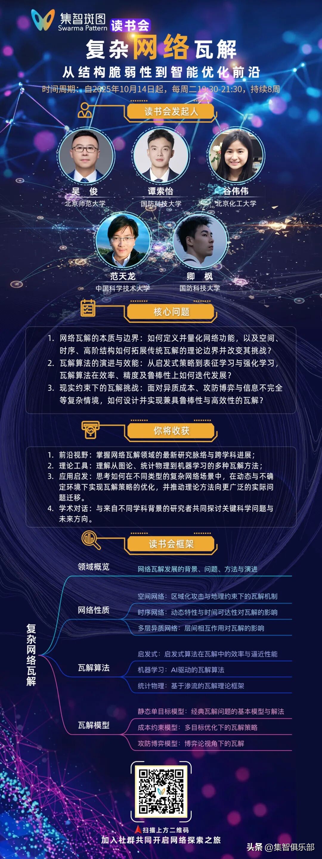 复杂网络瓦解读书会启动:从结构脆弱性到智能优化前沿