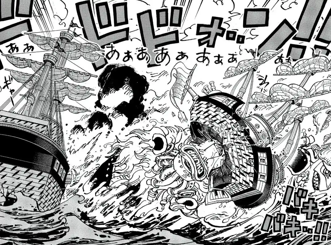 海贼王1105话：炸裂，山治VS土星和黄猿，土星抹杀贝加庞克又失败