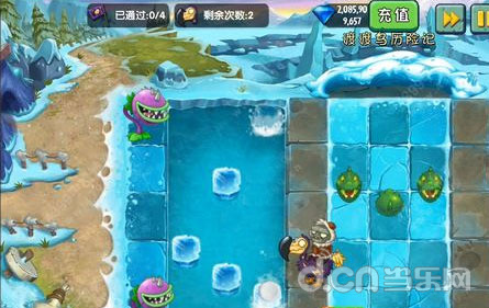 《植物大战僵尸2》冰河世界特殊关卡渡渡鸟历险记第二天攻略详解
