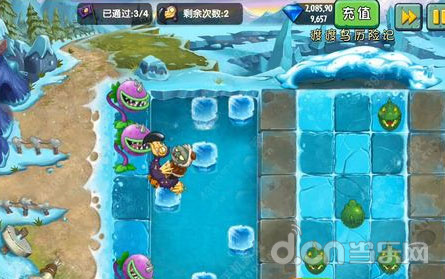 《植物大战僵尸2》冰河世界特殊关卡渡渡鸟历险记第二天攻略详解