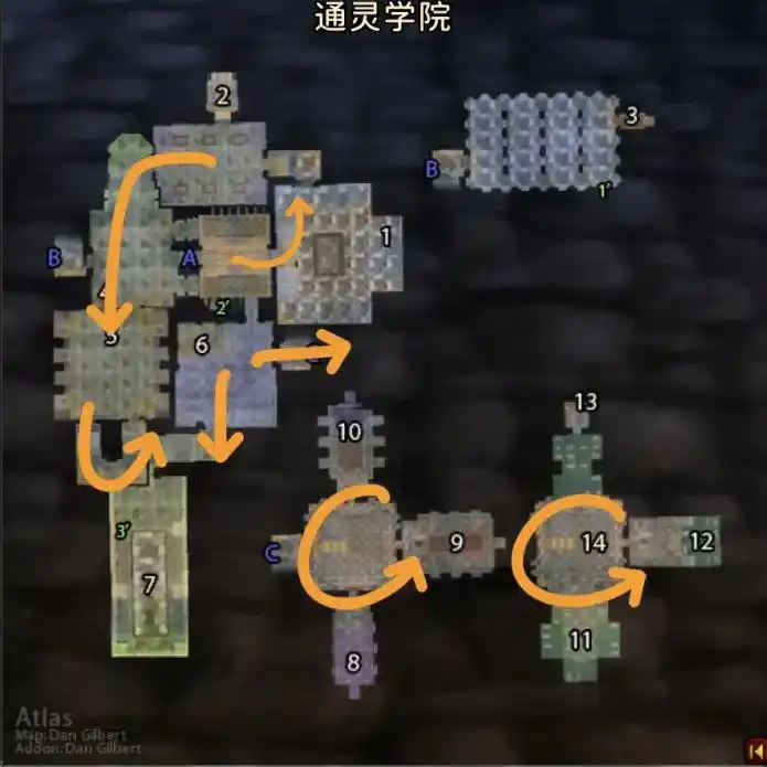 国服排随机本必备:魔兽世界经典旧世各副本路线图