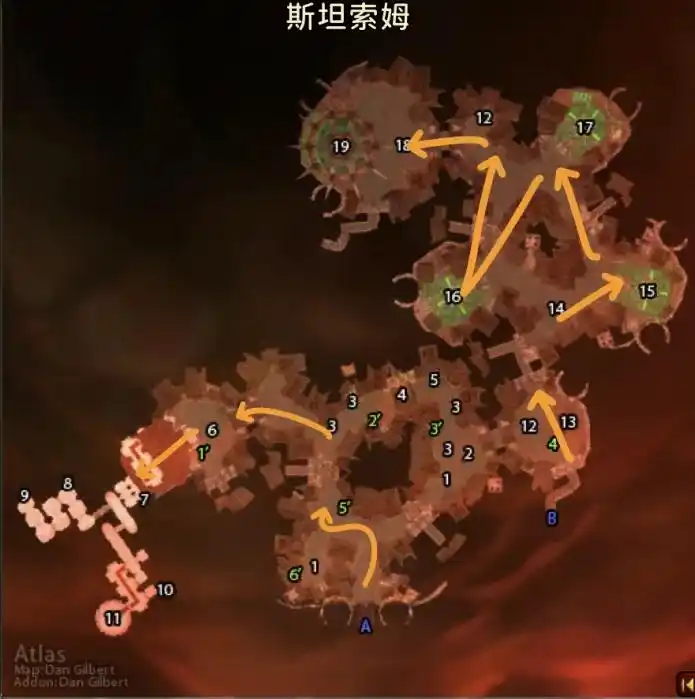 国服排随机本必备:魔兽世界经典旧世各副本路线图