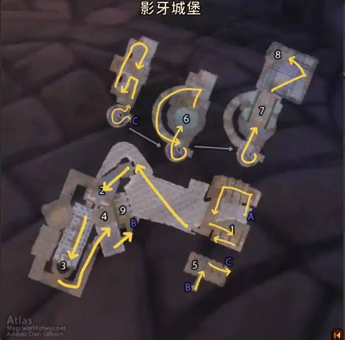 国服排随机本必备:魔兽世界经典旧世各副本路线图