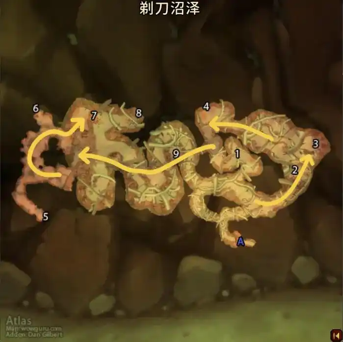 国服排随机本必备:魔兽世界经典旧世各副本路线图